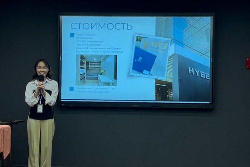 막숫 나릭바예프 대학교 및 '한규' 동아리 협업 <Cherry Blossom Spring Festival> 행사 개최